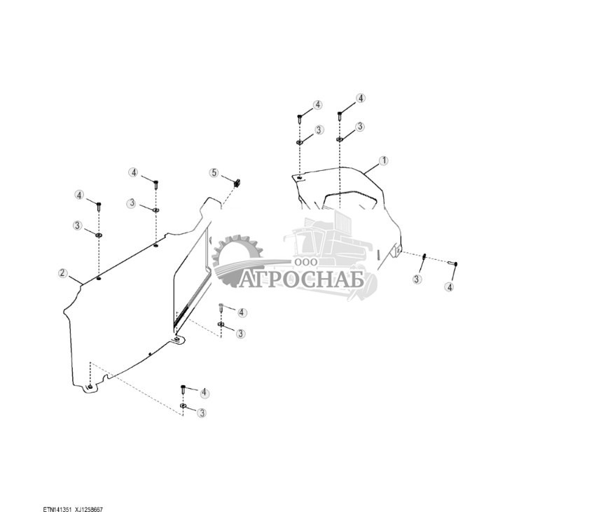 Крышка стабилизатора с сервоуправлением - кабина ( - 329327) - ST931969 348.jpg
